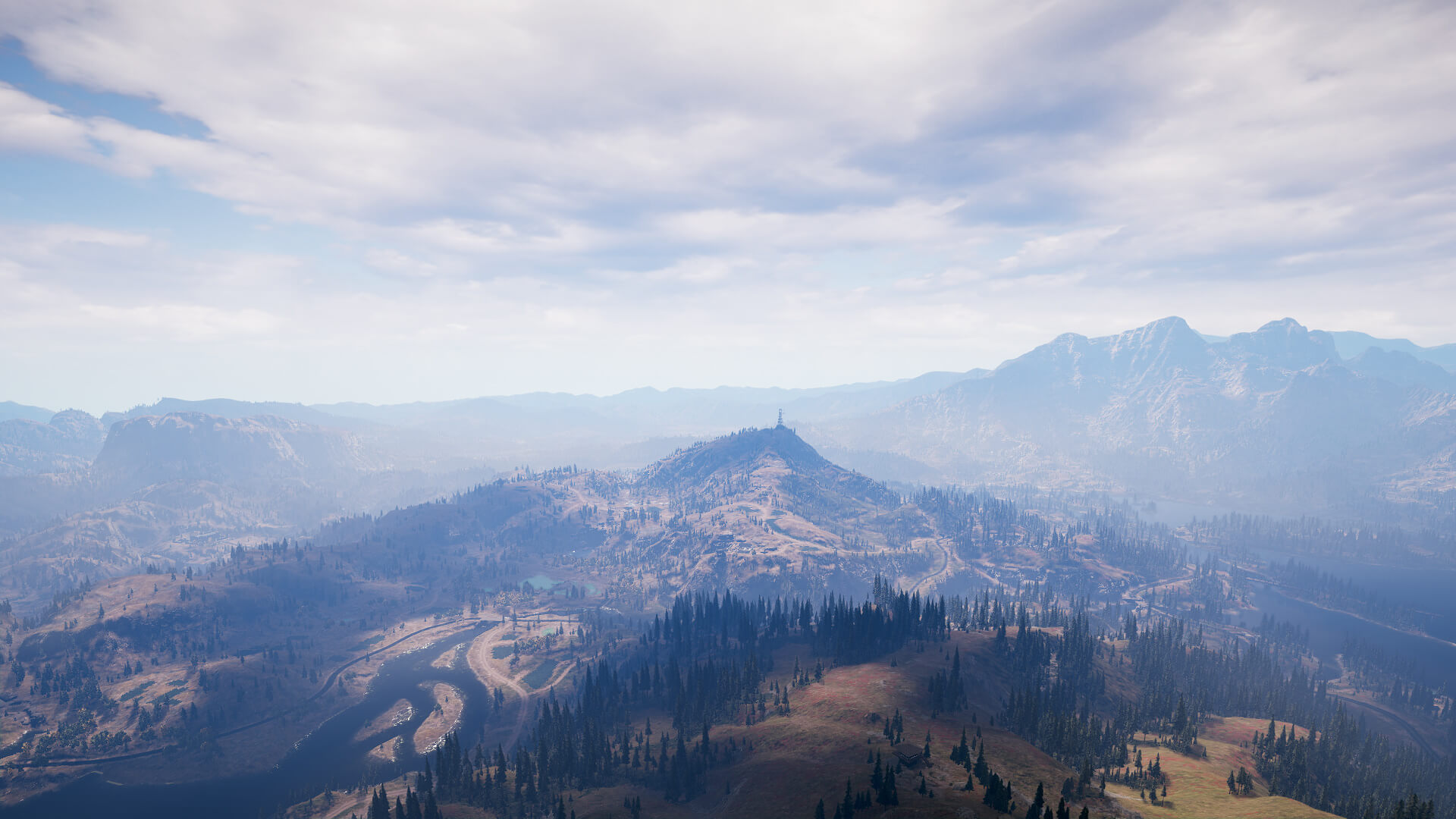 Far Cry 5 - Hope County vista dall'alto