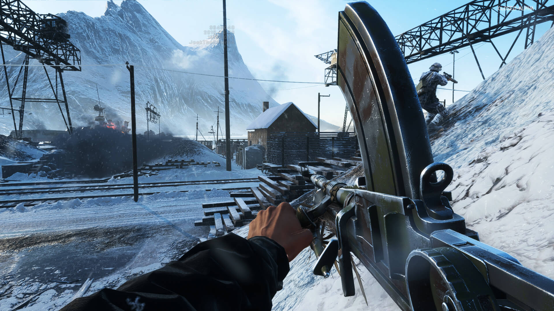 Battlefield V Close Alpha - classe supporto