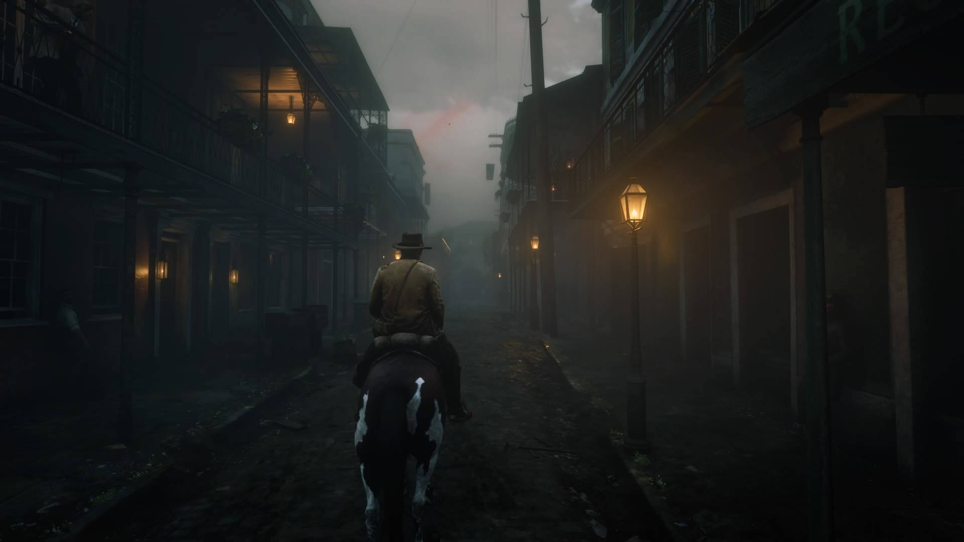 Red Dead Redenpition - passeggiata a cavallo per la città di Saint Denis