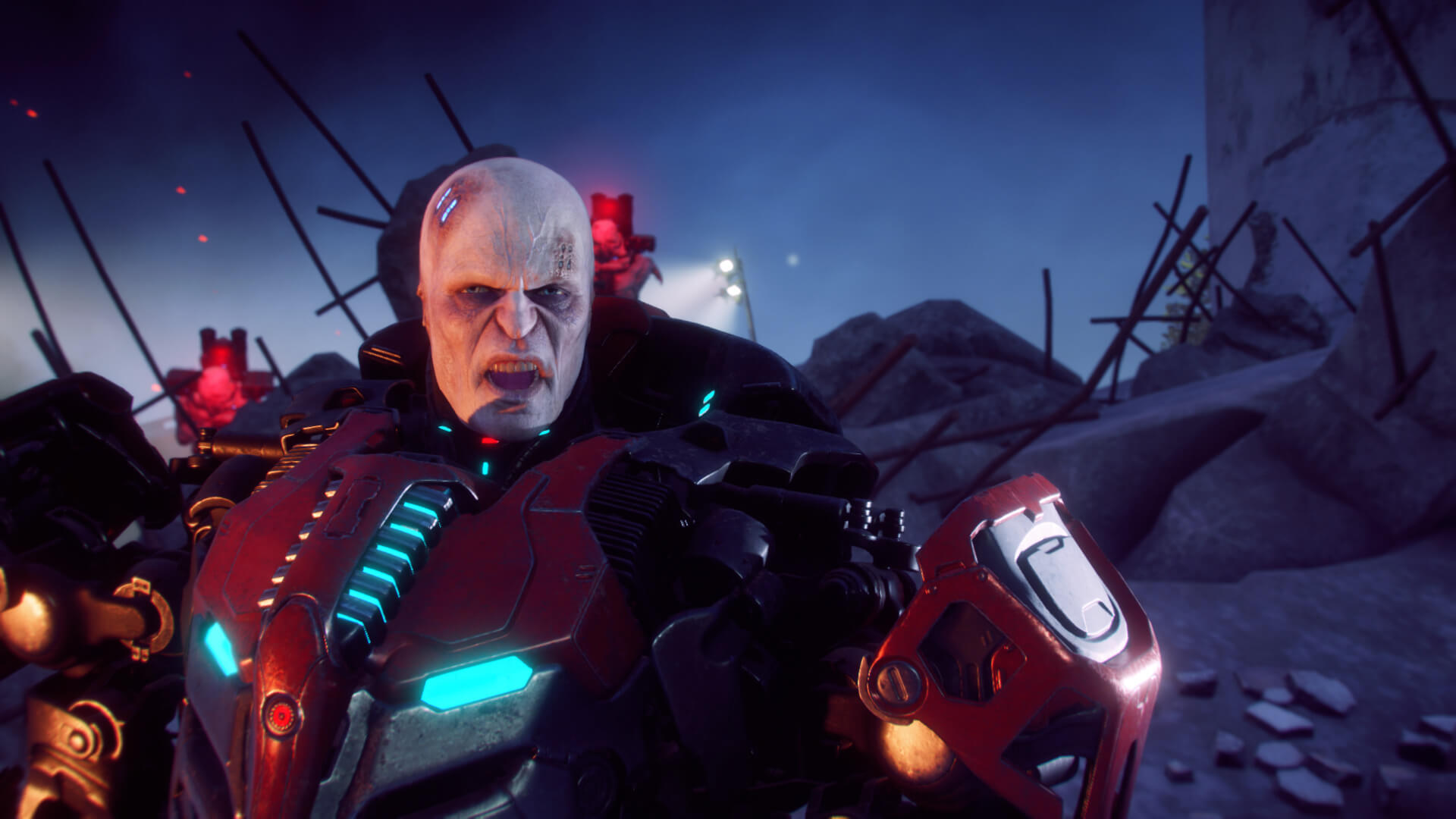 Il generale Cross - Rage 2 PC (id Software, Avalanche Studios) 