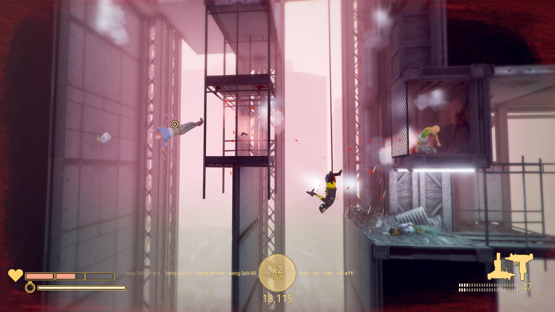 My Friend Pedro - sparare appesi a un cavo