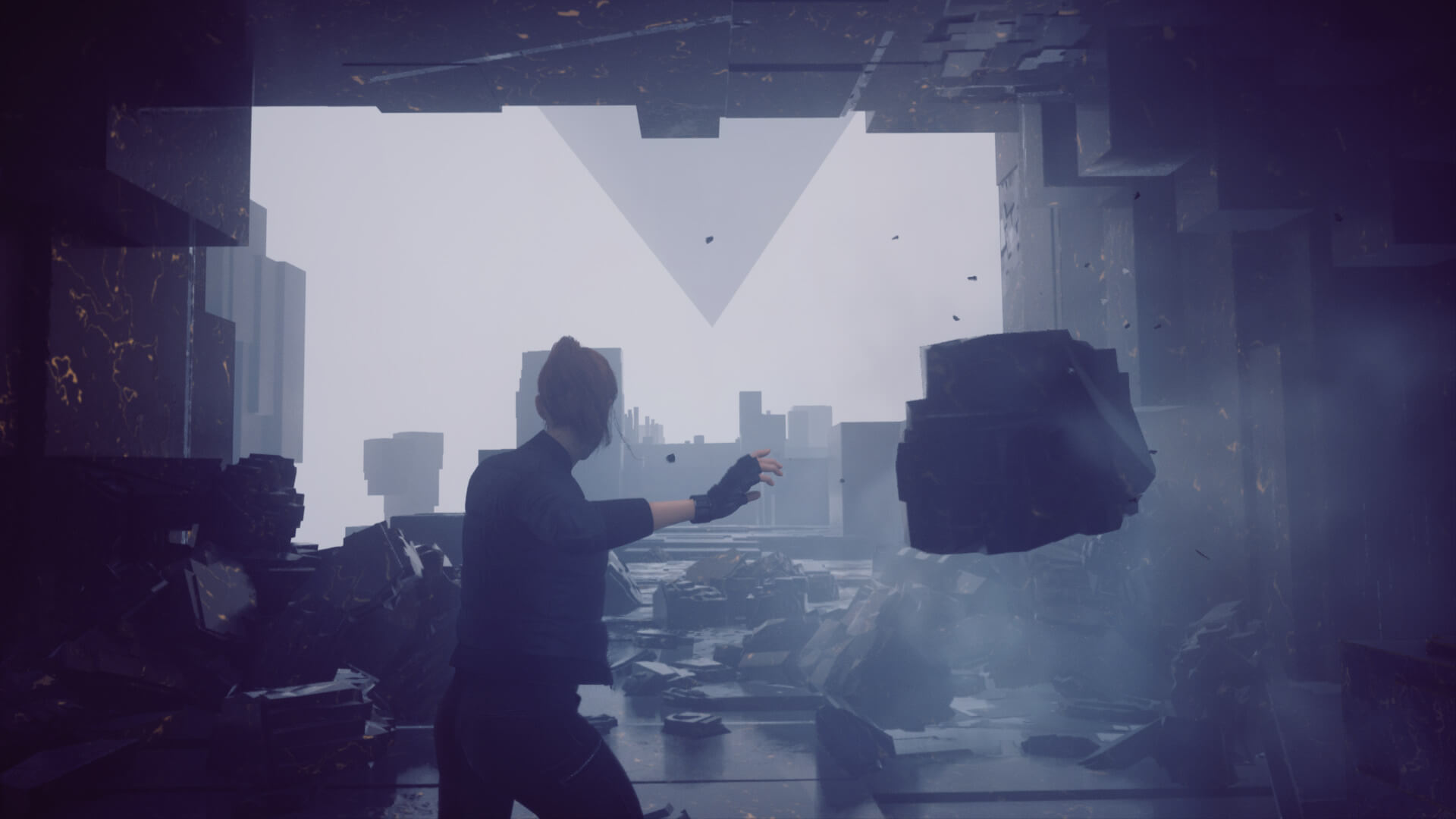 Control (2019, Remedy)- Jesse scaglia un sasso con la telecinesi