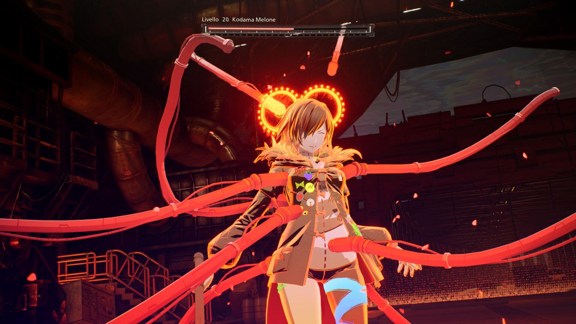 Scarlet Nexus - combattimento con il boss Kodama Melone