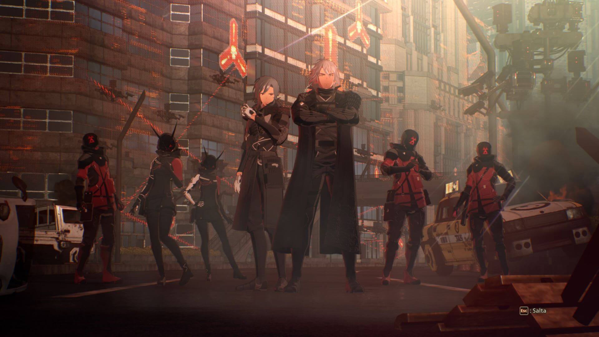 Scarlet Nexus - una squadra della FTE