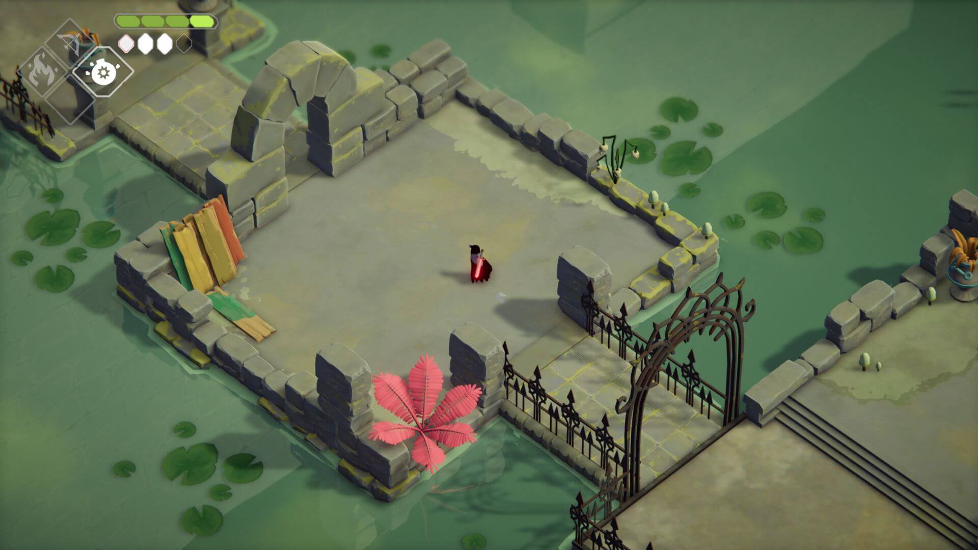 Death's Door - mondo laguna governato da una rana molto grossa