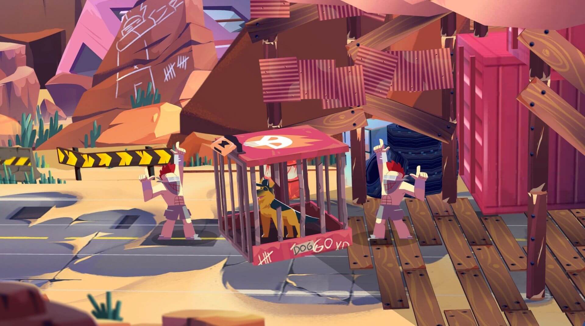 The Last Friend - i banditi tengono in gabbia un pastore tedesco