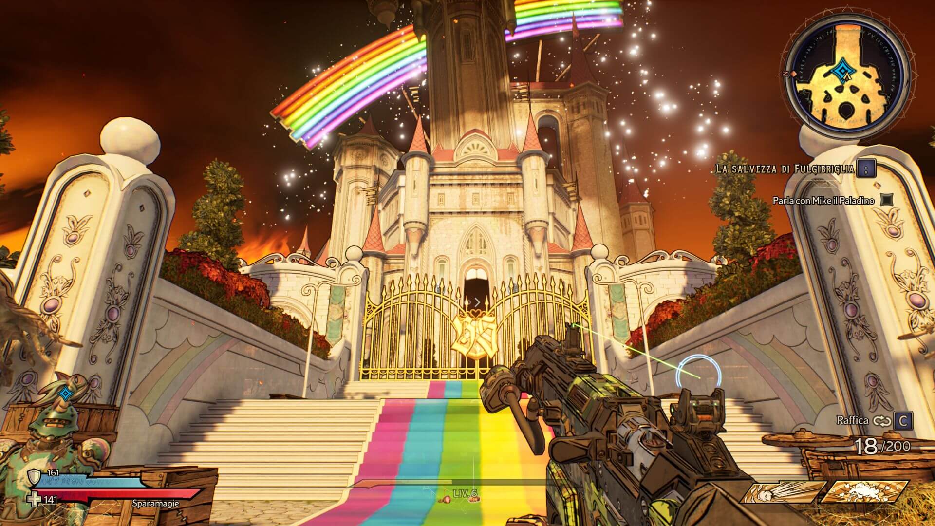 Tiny Tina's Wonderlands - il castello arcobaleno