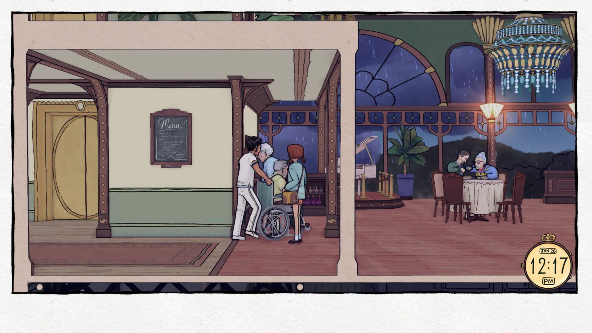 Wayward Strand - Cassie nella sala da pranzo