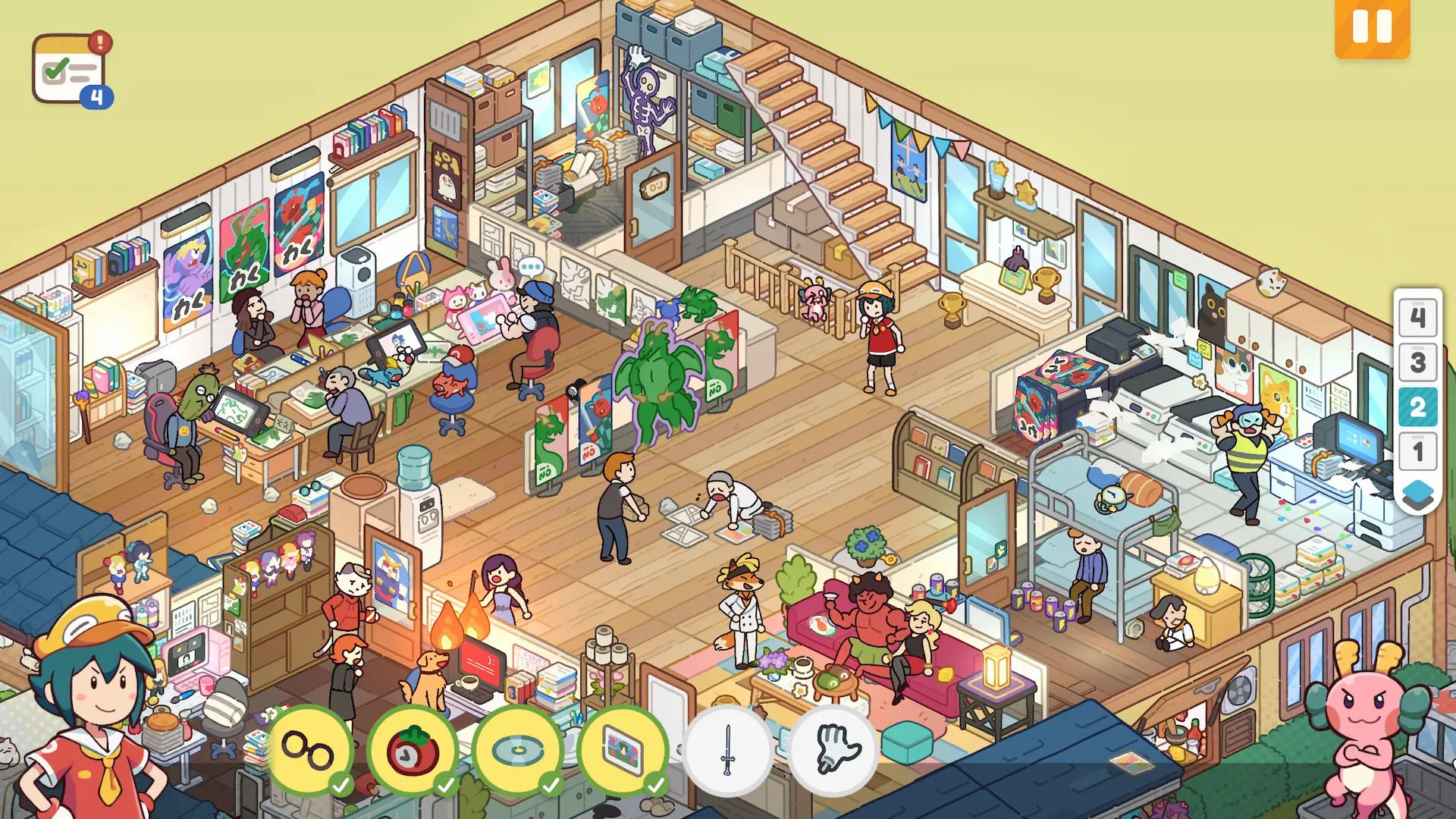 Lost and Found Co - scenario missione secondarie nello studio del noto regista di film d'animazione meowzaky