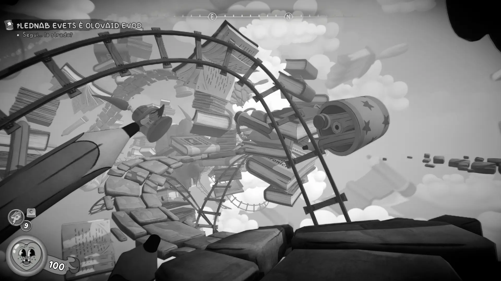 Mouse P.I. For Hire - un mondo parallelo in cui la gravità non esiste e gli oggetti sono sparpagliati nello spazio senza una logica